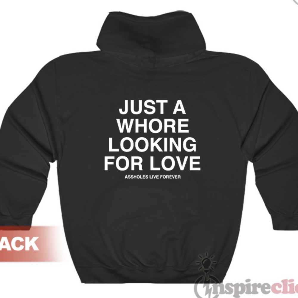 Black Graphic Hoodie